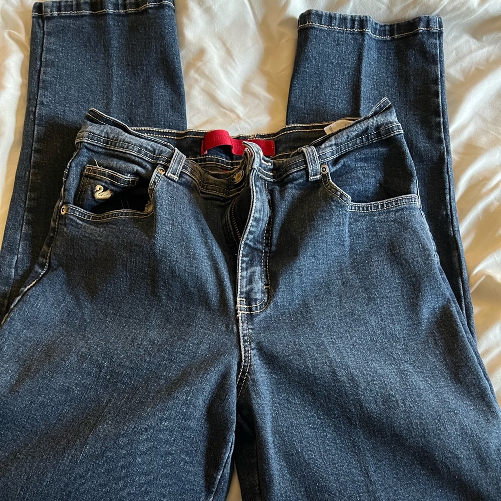 Gloria Vanderbilt Size 6 Short Straight Legged Denim Jeans Great Condition